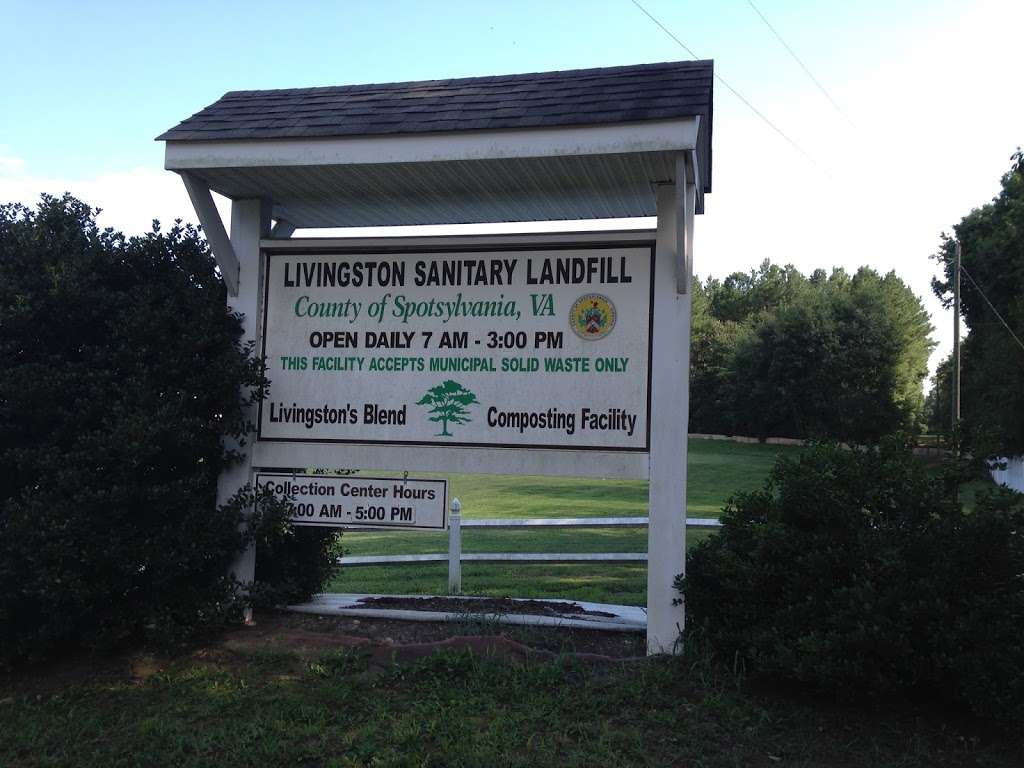 Livingston Municipal Solid Wst | 6241 Massey Rd, Spotsylvania Courthouse, VA 22551, USA | Phone: (540) 895-5030