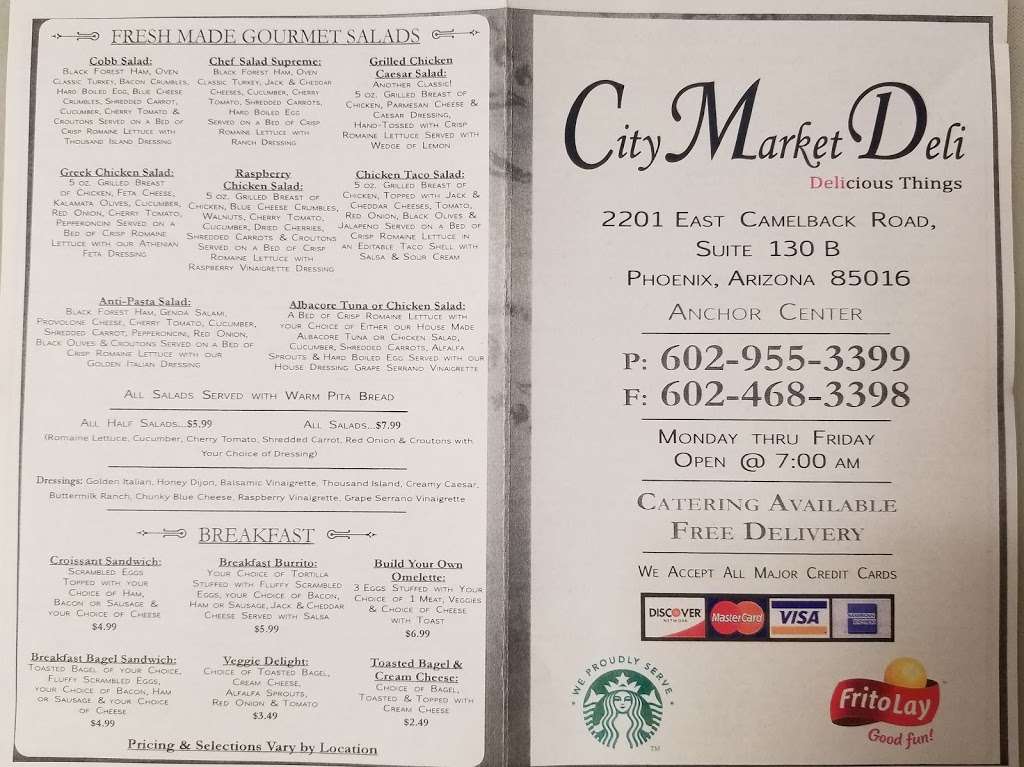 City Prime Deli&Catering | 2201 E Camelback Rd Suit #130B, Phoenix, AZ 85016, USA | Phone: (602) 955-3399 City Prime Deli&Catering | 2201 E Camelback Rd Suit #130B, Phoenix, AZ 85016, USA | Phone: (602) 955-3399