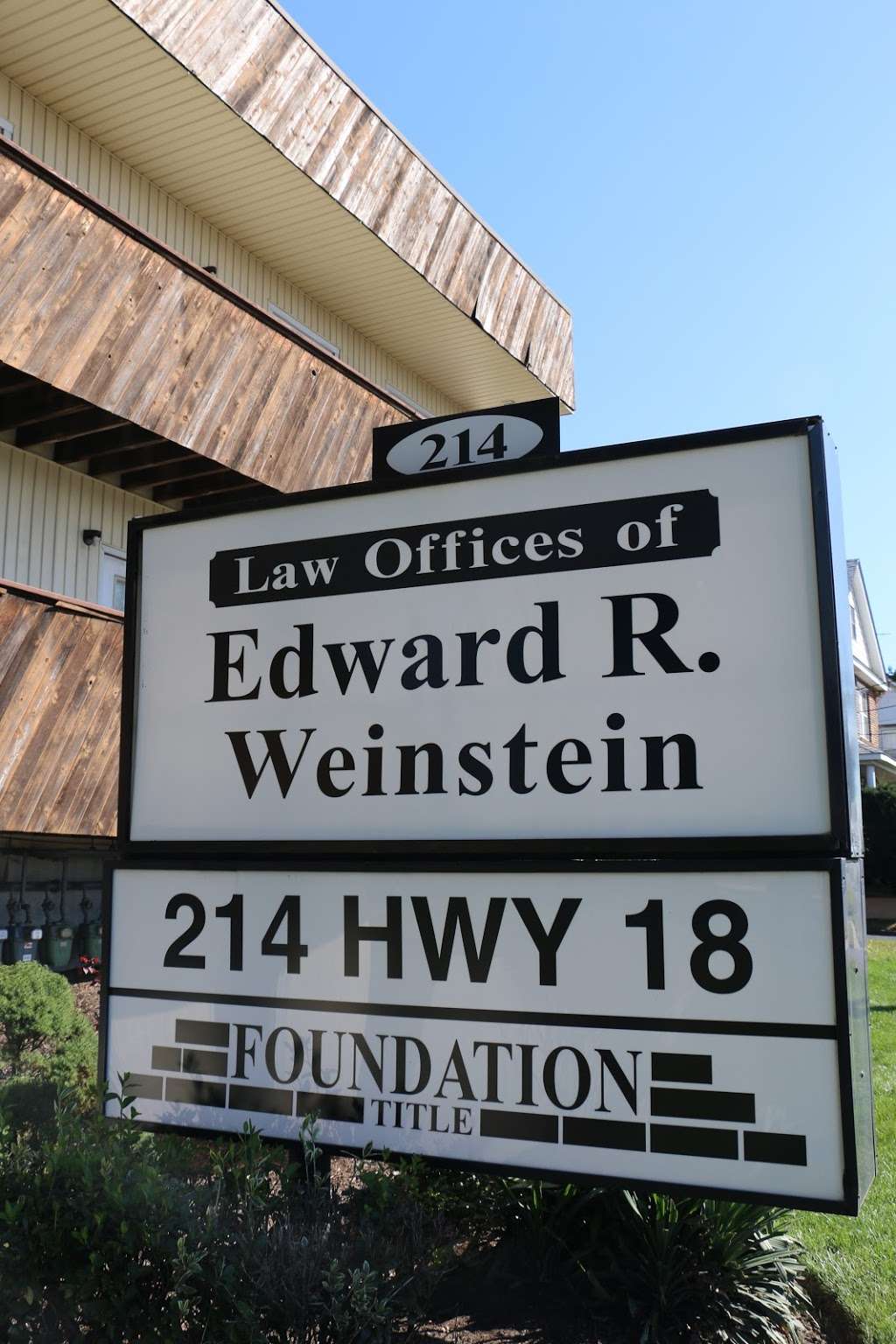 Law Offices of Edward R. Weinstein | 214 NJ-18 #2A, East Brunswick, NJ 08816, USA | Phone: (732) 246-0909