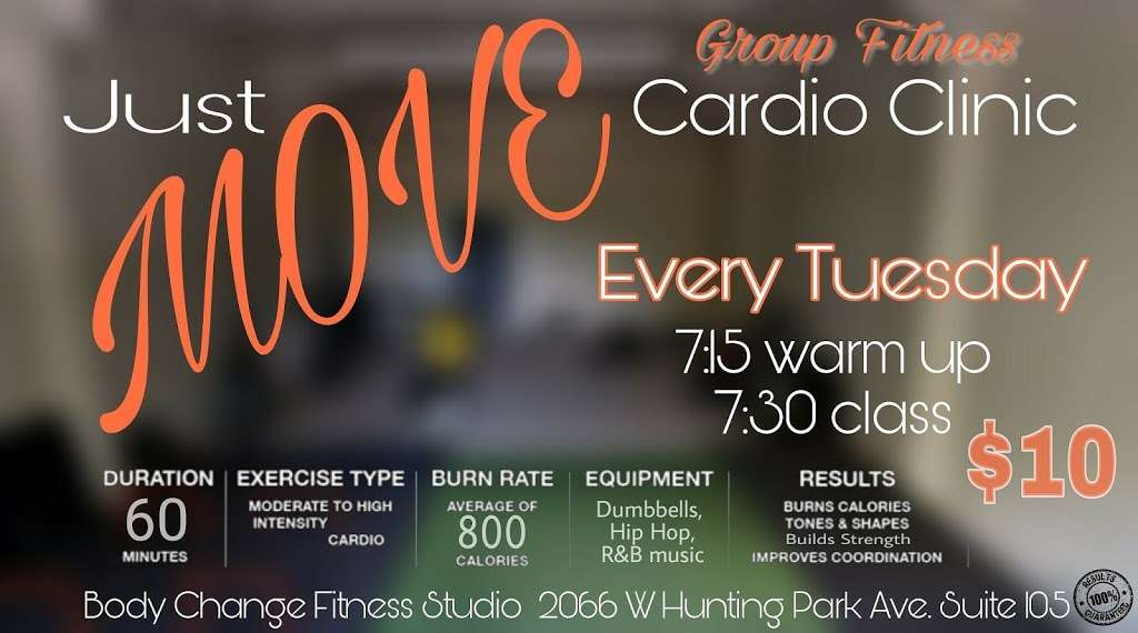 Body Change Fitness Studio | 2066 W Hunting Park Ave Suite 105, Philadelphia, PA 19140, USA | Phone: (267) 521-1621