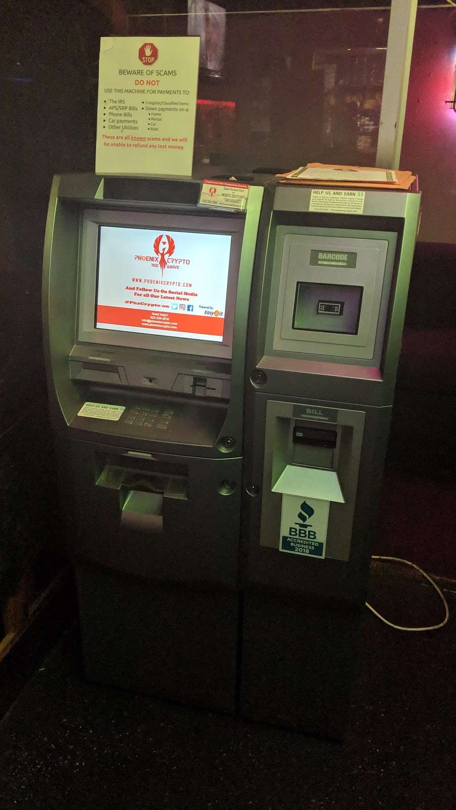 Phoenix Crypto Bitcoin ATM | 7802 N 27th Ave, Phoenix, AZ 85051, USA | Phone: (623) 335-2916