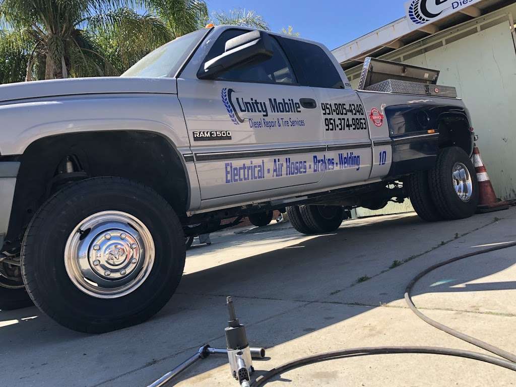 Unity Mobile Diesel Repair & Tire Services | 16817 Grand Ave, Lake Elsinore, CA 92530, United States | Phone: (951) 805-4348