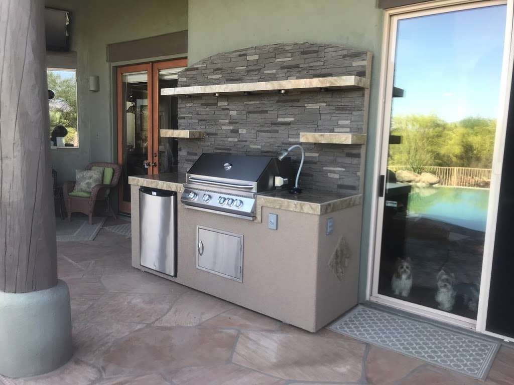 Backyard Accents & Outdoor Kitchens | 1325 E Gibson Ln b, Phoenix, AZ 85034, USA | Phone: (602) 749-2052