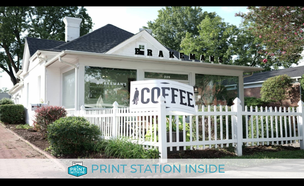 PrintWithMe Print Kiosk at Brakeman’s Coffee & Supply | 225 N Trade St, Matthews, NC 28105, USA | Phone: (773) 797-2118