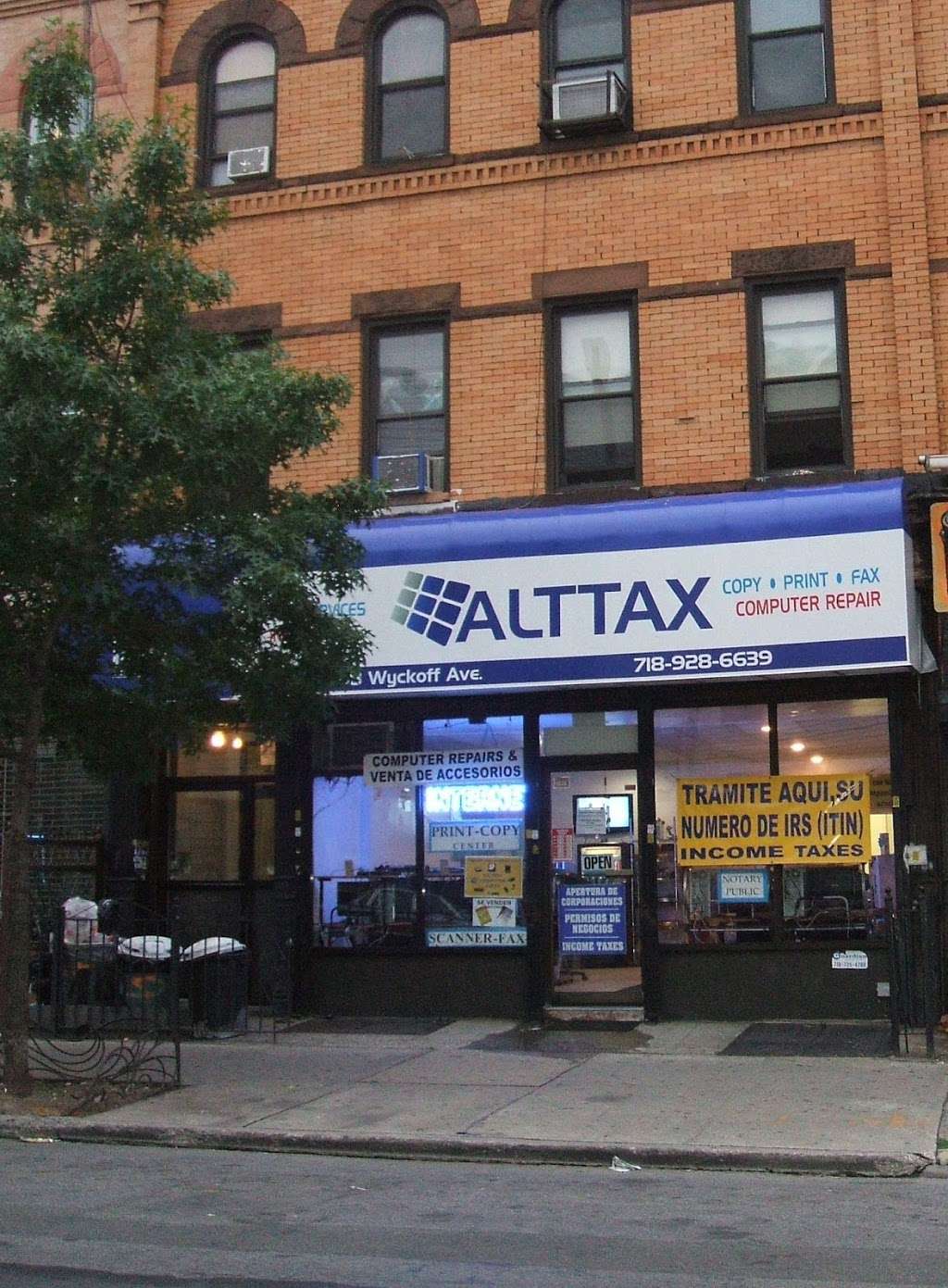 Alttax | 148 Wyckoff Ave, Brooklyn, NY 11237, USA | Phone: (718) 928-6639