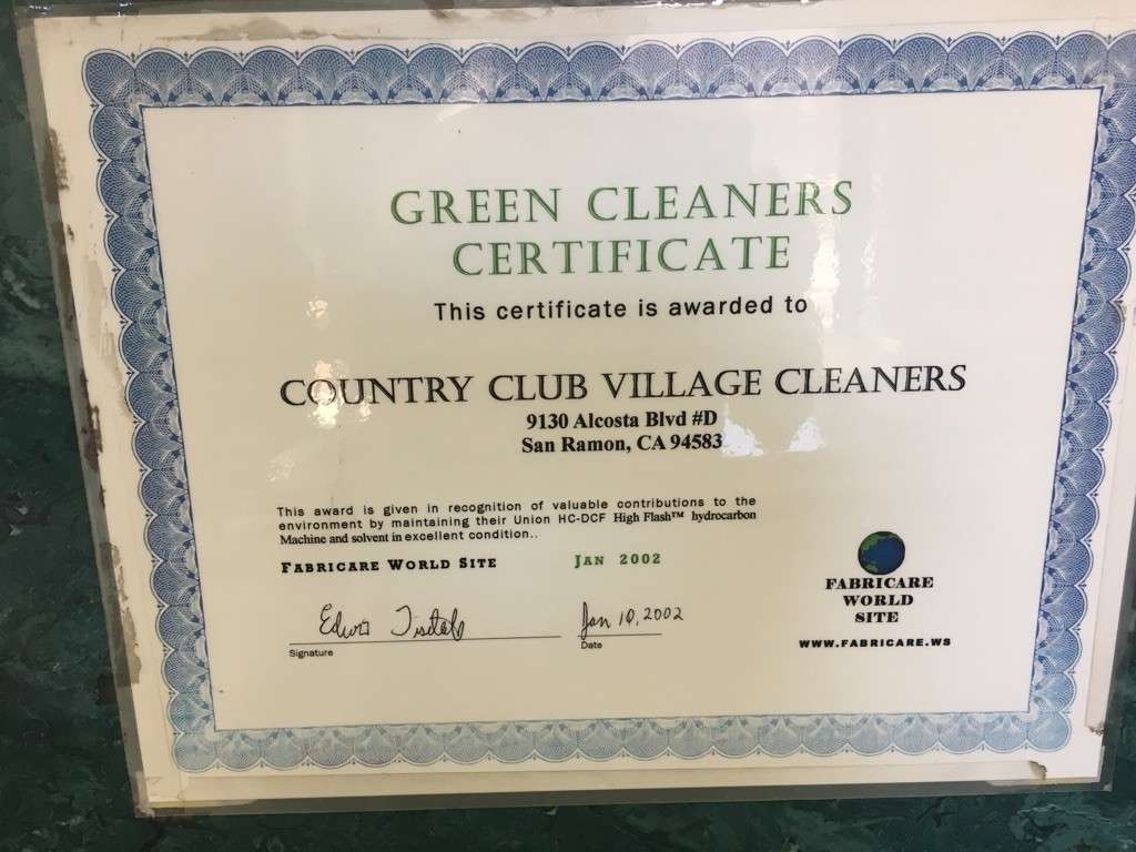 Country Club Village Cleaner | 9130 Alcosta Blvd # D, San Ramon, CA 94583, USA | Phone: (925) 828-4155