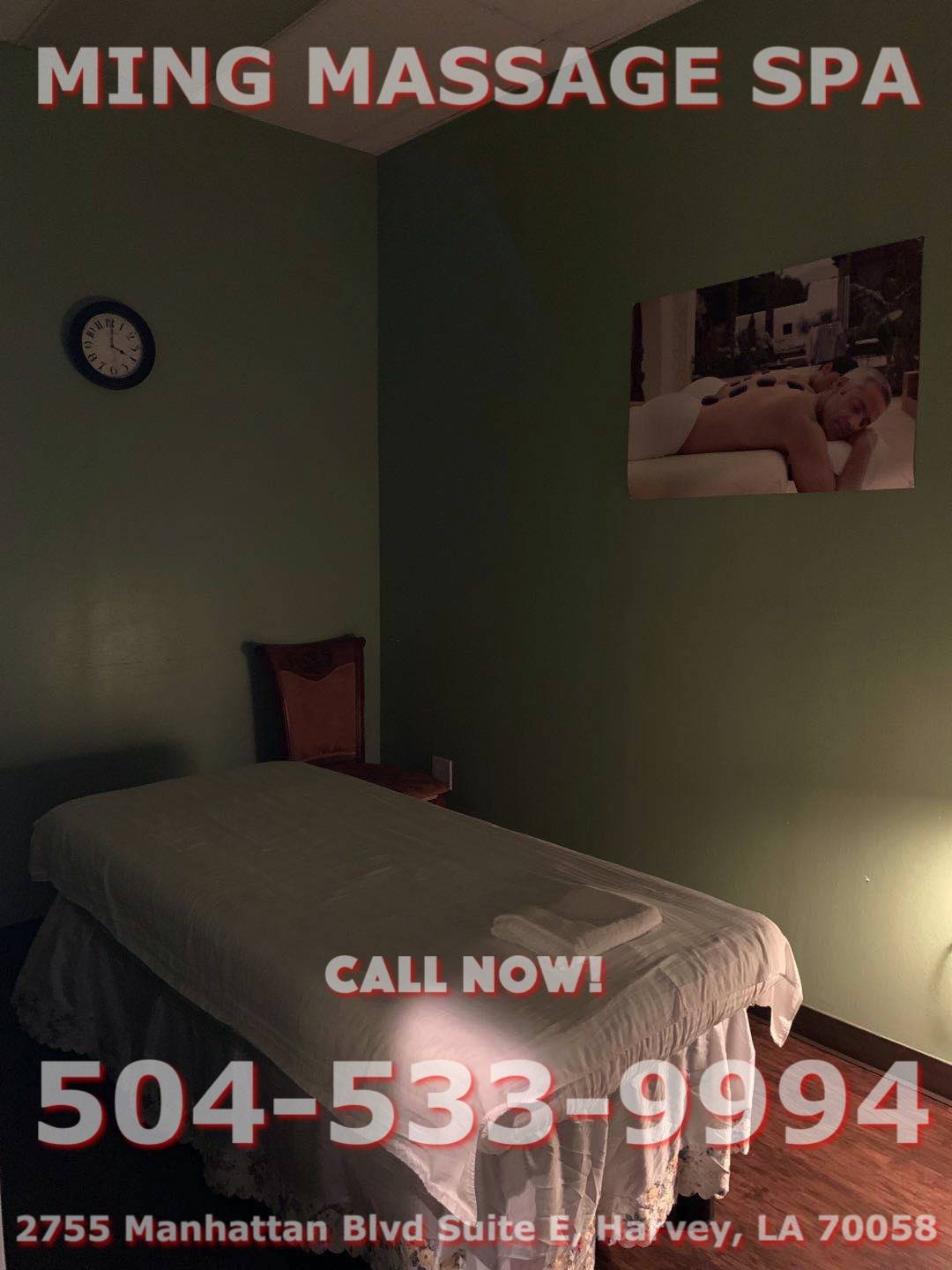 Ming Massage Spa | 2755 Manhattan Blvd Suite E, Harvey, LA 70058, United States | Phone: (504) 533-9994