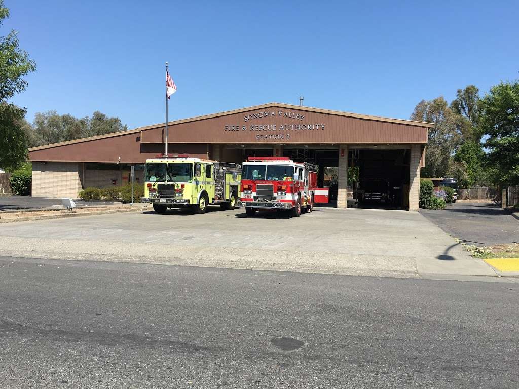 Sonoma Valley Fire Department Station 3 | 1 Agua Caliente Rd W, Sonoma, CA 95476, USA | Phone: (707) 996-1190