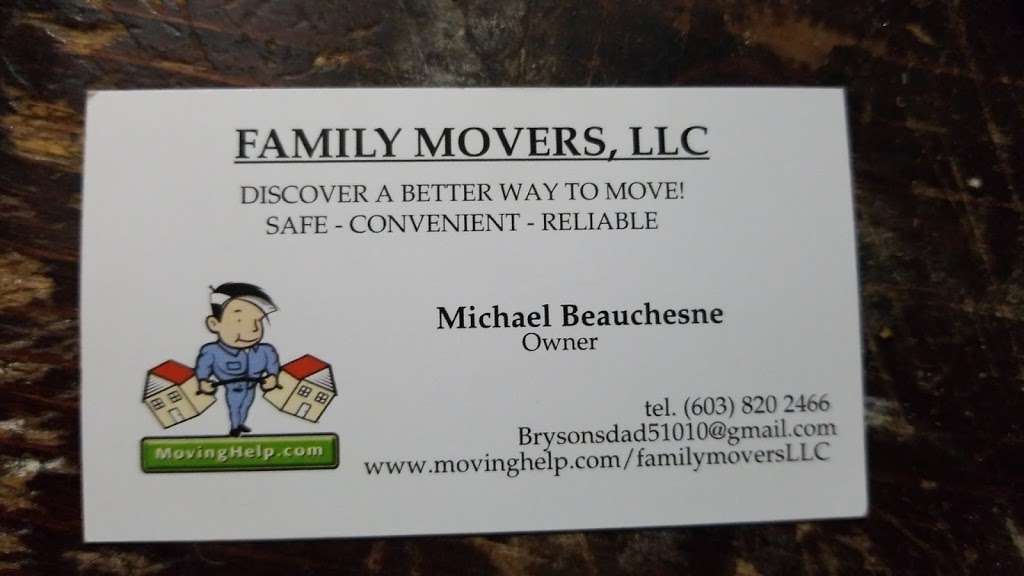 Family Movers LLC | 8 Park Ave, Londonderry, NH 03053, USA | Phone: (603) 820-2466