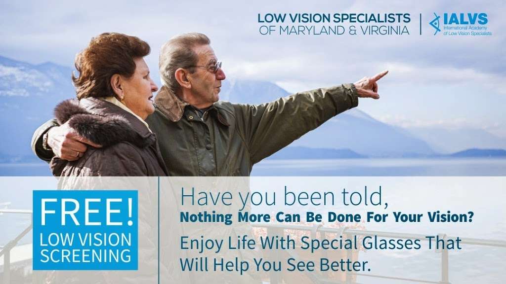 Low Vision Specialist of Maryland and Virginia | 9114 Philadelphia Rd #310l, Baltimore, MD 21237, USA | Phone: (866) 269-3916