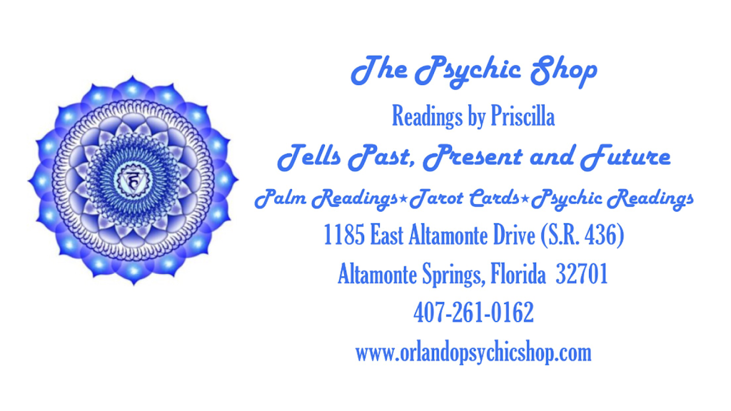 The Psychic Shop | 1185 E Altamonte Dr, Altamonte Springs, FL 32701 | Phone: (407) 261-0162