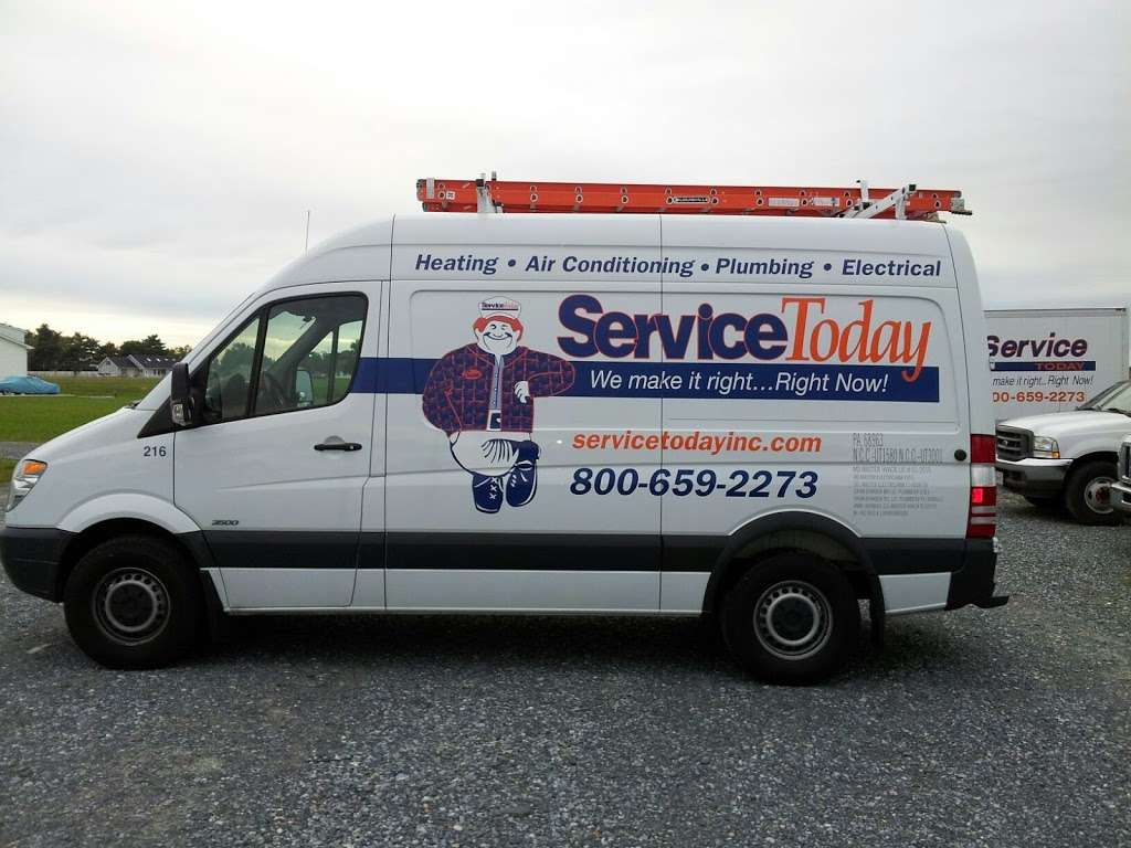 Service Today Heating, Air Conditioning, Plumbing and Electrical | 109 Morris Ave, Federalsburg, MD 21632, USA | Phone: (800) 659-2273