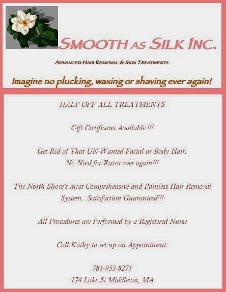 Smooth as Silk, Inc. | 174 Lake St, Middleton, MA 01949, USA | Phone: (781) 953-8271