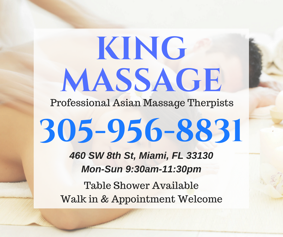 King Massage | 460 SW 8th St #2814, Miami, FL 33130, USA | Phone: (305) 956-8831