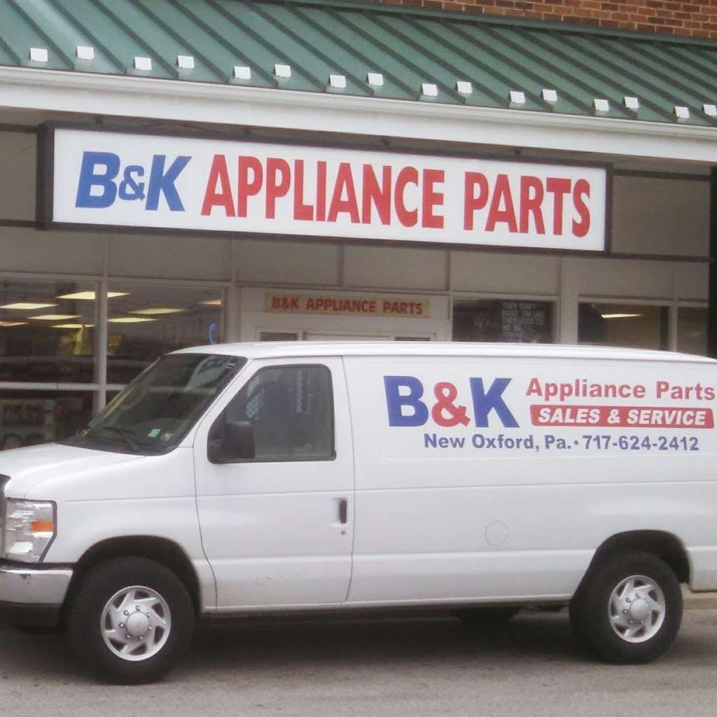 B & K Appliance Parts | 340 Lincoln Way E, New Oxford, PA 17350, USA | Phone: (717) 624-2412