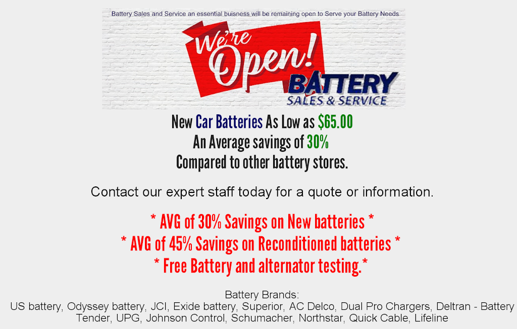 Battery Sales & Service | 320 Polk Ave, Nashville, TN 37210, USA | Phone: (615) 255-7212