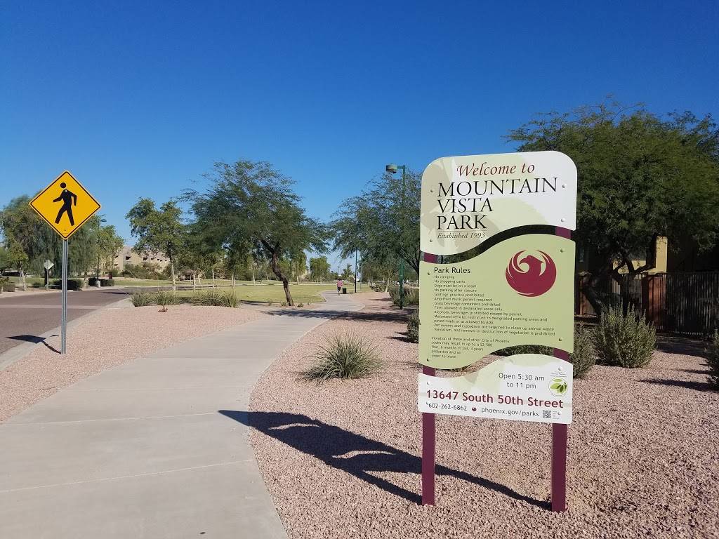 Mountain Vista Park | 13647 S 50th St, Phoenix, AZ 85044, USA | Phone: (602) 262-6111