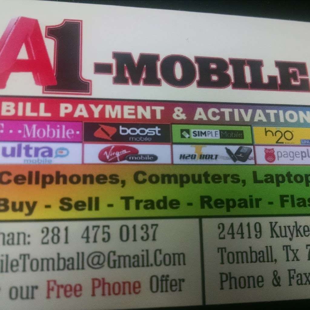 A1-Mobile : "We Fix Phones" | 24419 Kuykendahl Rd b, Tomball, TX 77375, USA | Phone: (281) 475-0137