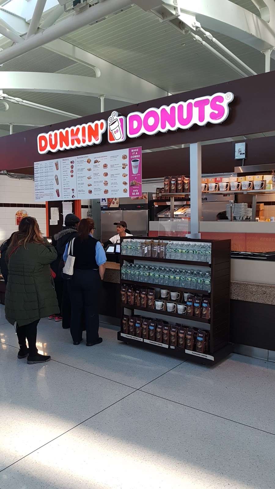 Dunkin Donuts | JFK Intl Airport Terminal 1, Jamaica, NY 11430, USA | Phone: (718) 751-1600