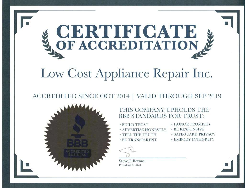 Low Cost Appliance Repair | 4N210 IL-59, West Chicago, IL 60185 | Phone: (847) 767-0547
