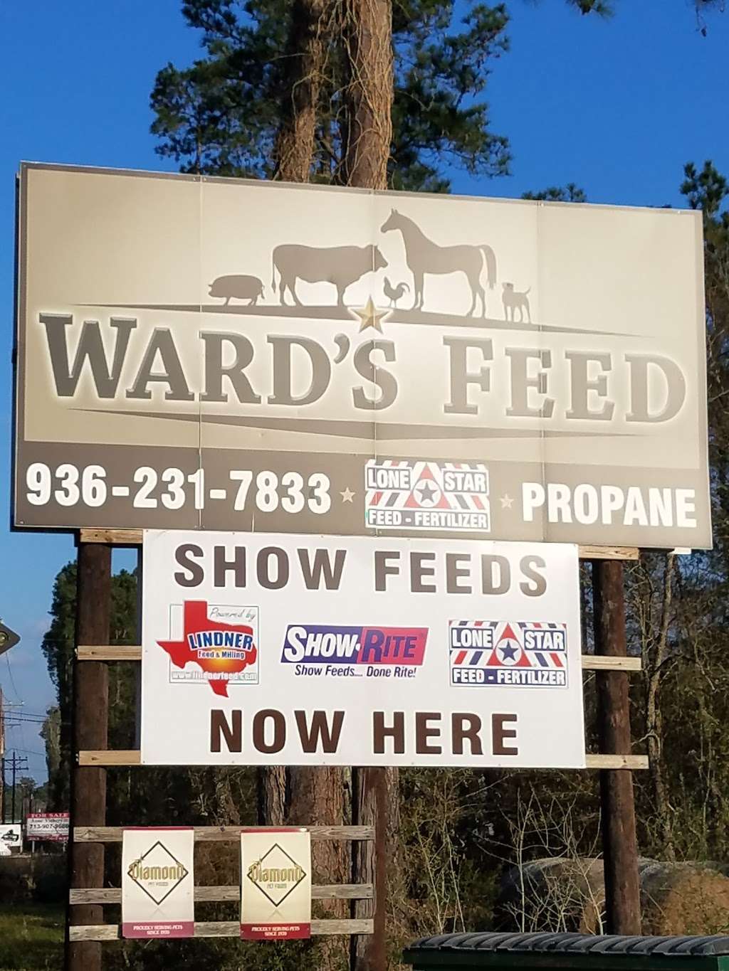 Wards Feed & Propane | 17190 FM3083, Conroe, TX 77302, USA | Phone: (936) 231-7833