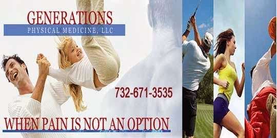 Generations Physical Medicine, LLC | 14 Cherry Tree Farm Rd, Middletown, NJ 07748, USA | Phone: (732) 671-3535