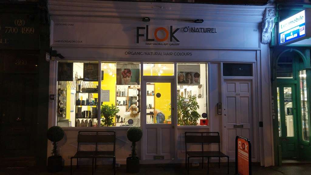 Flok Hair Salon & Art Gallery | 358 Caledonian Rd, London N1 1DU, UK | Phone: 020 3645 0483