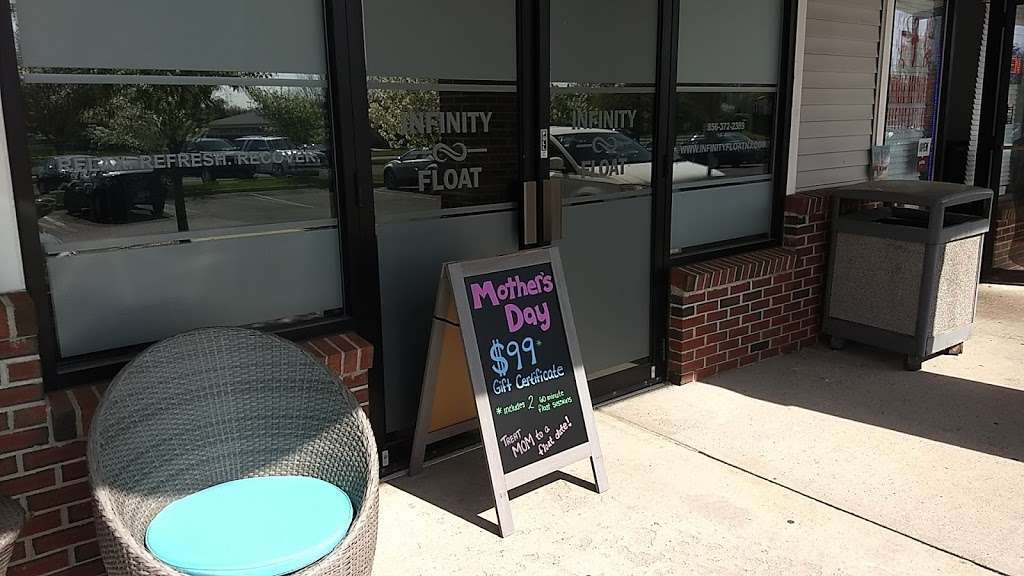 Infinity Float | 431 Larchmont Blvd, Mt Laurel, NJ 08054, USA | Phone: (856) 372-2389