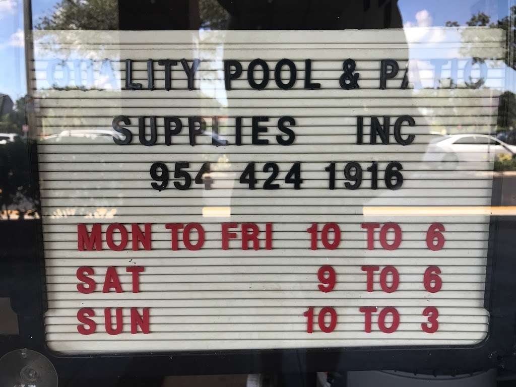 Quality Pool & Patio Supplies | 13654 FL-84, Davie, FL 33325 | Phone: (954) 424-1916