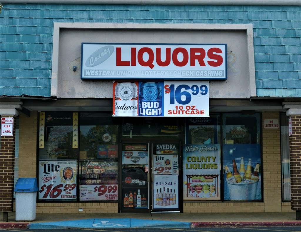 County Liquors | 21600 Great Mills Rd # 5, Lexington Park, MD 20653, USA | Phone: (301) 862-3600