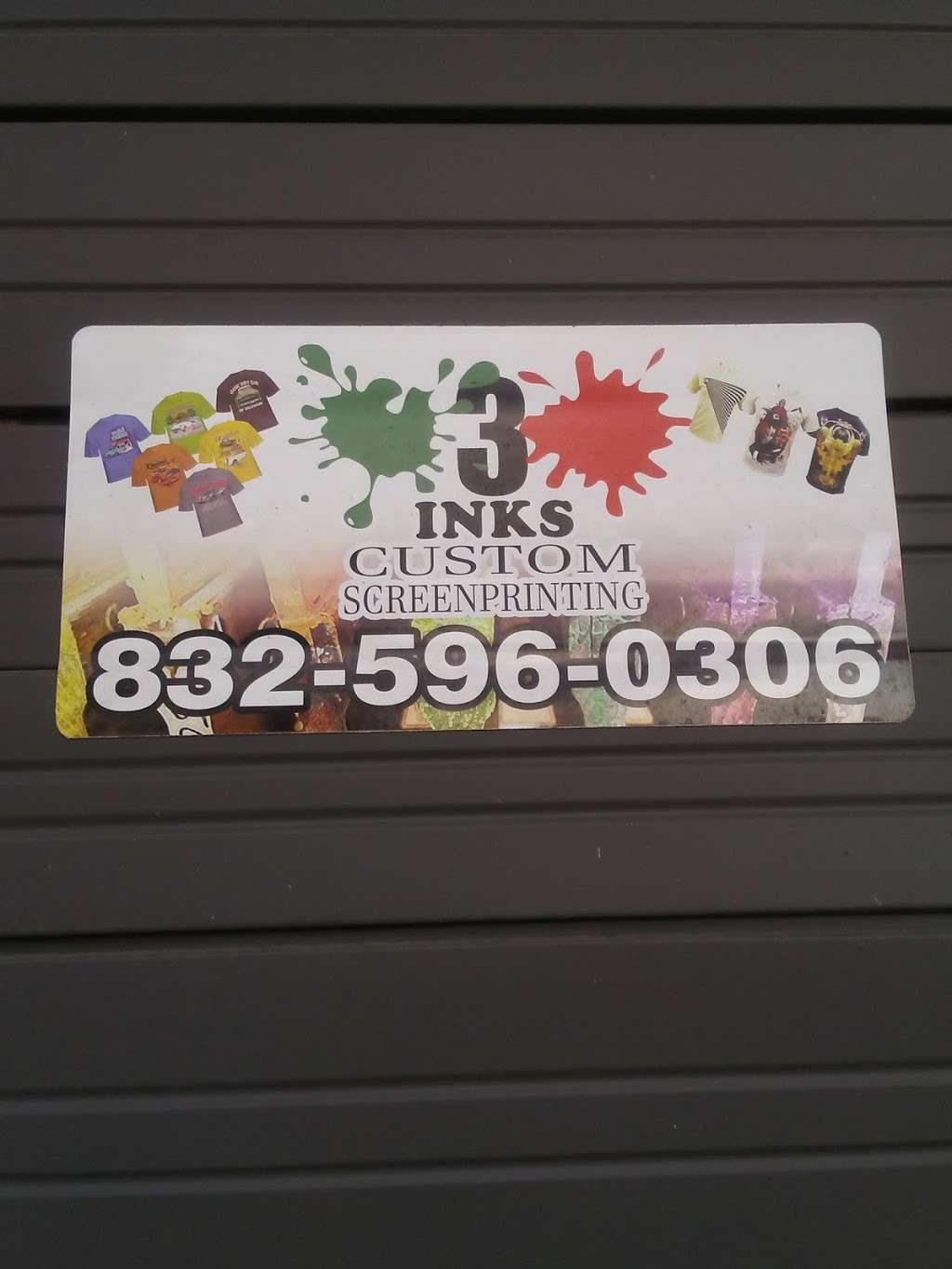 3 Inks Custom Screen Printing | 2319 Timberloch Pl, The Woodlands, TX 77380, USA | Phone: (832) 596-0306