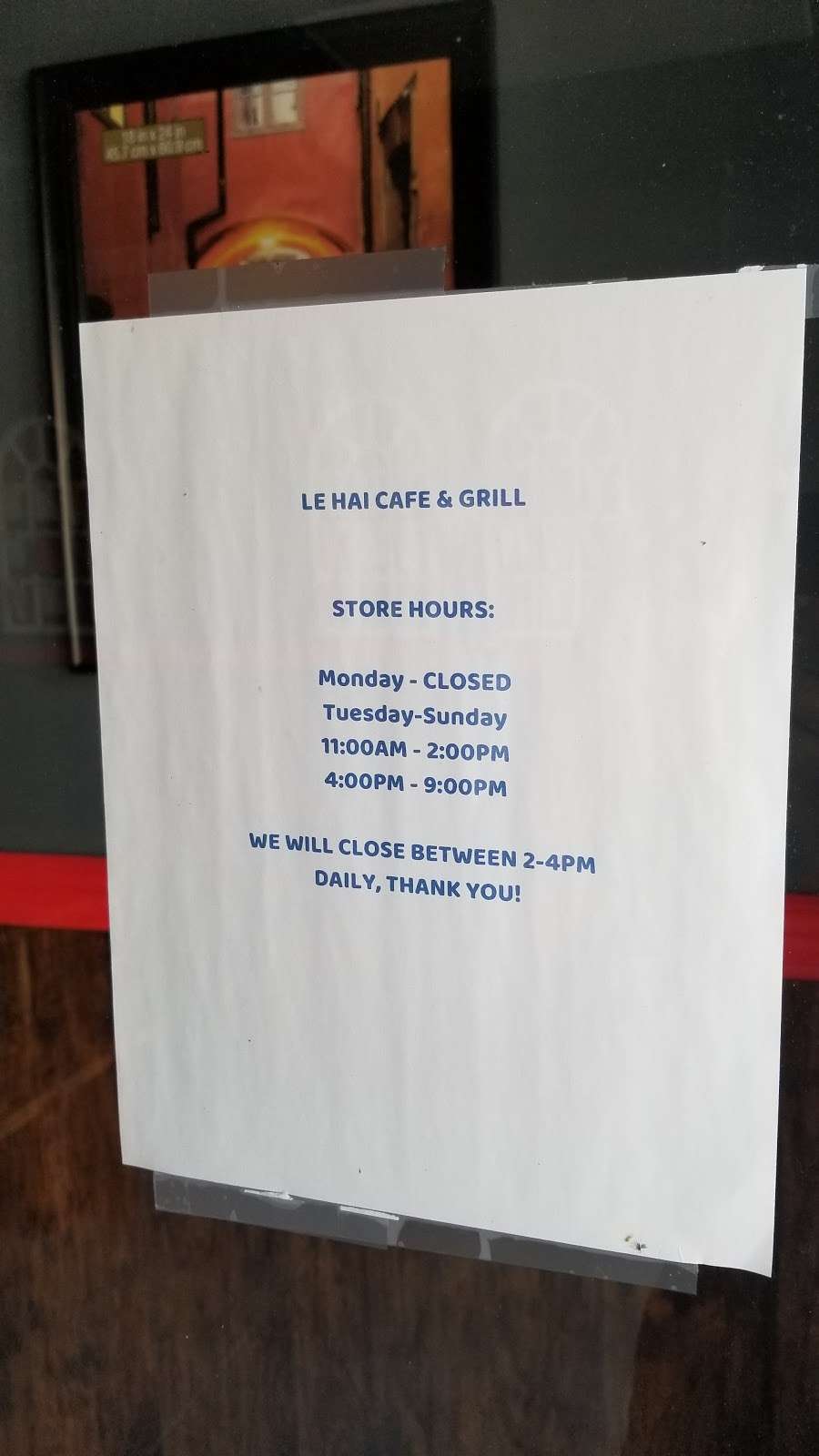 Le Hai Cafe & Grill | 125 Mallory Ave, Jersey City, NJ 07304, USA | Phone: (201) 706-2401