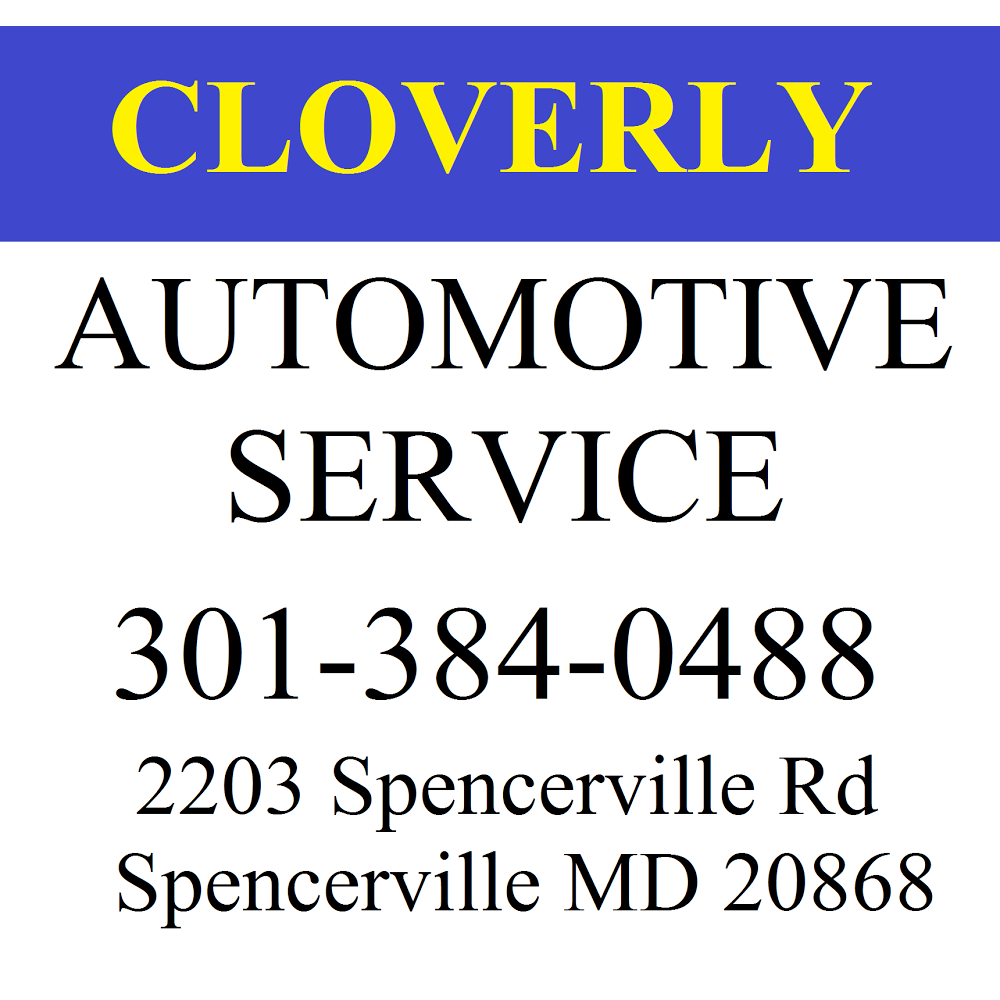 Cloverly Automotive | 2203 Spencerville Rd, Spencerville, MD 20868, USA | Phone: (301) 384-0488