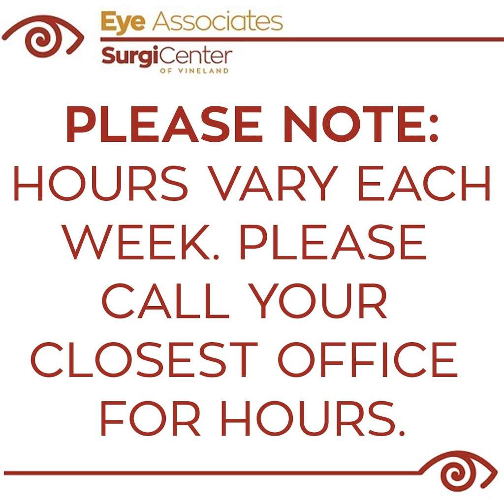 Eye Associates & SurgiCenter | 251 S Lincoln Ave, Vineland, NJ 08361, USA | Phone: (856) 691-8188