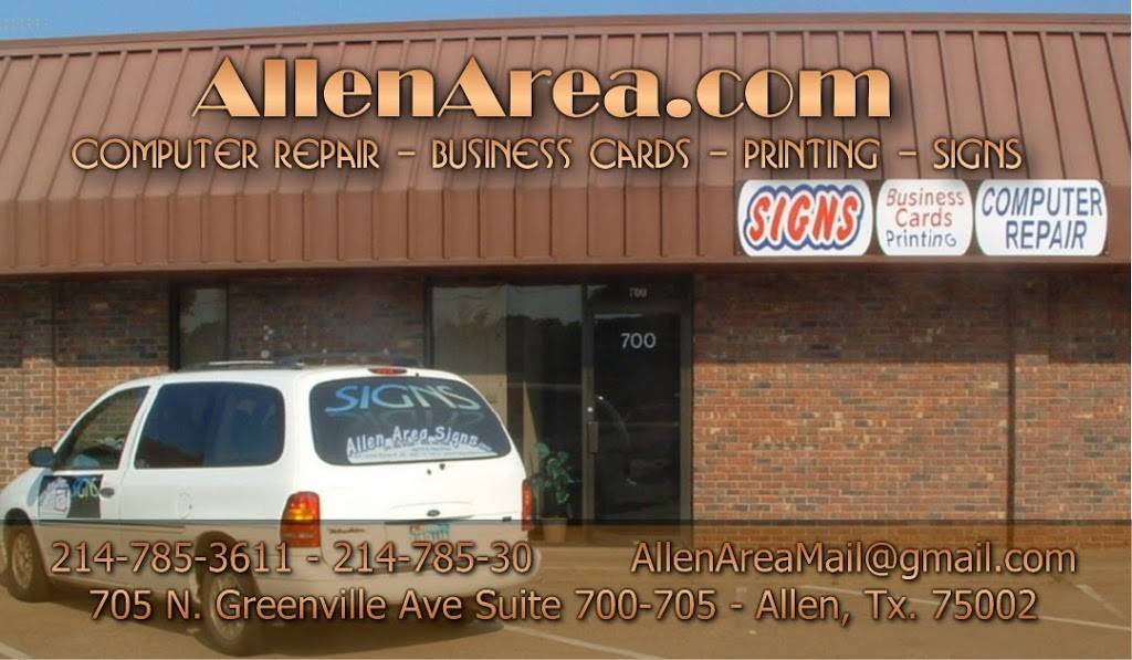 Allen Area Signs | 705 N Greenville Ave suite 700-704, Allen, TX 75002, USA | Phone: (214) 785-3025