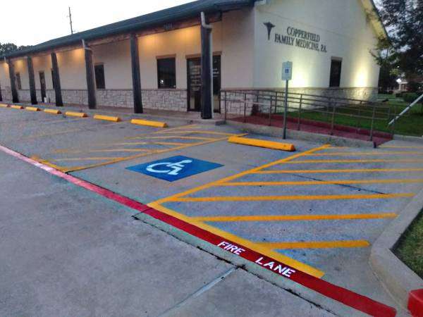 CPM Parking Lot Striping | 6606 Honey Harvest Ln, Houston, TX 77084, USA | Phone: (346) 244-0387