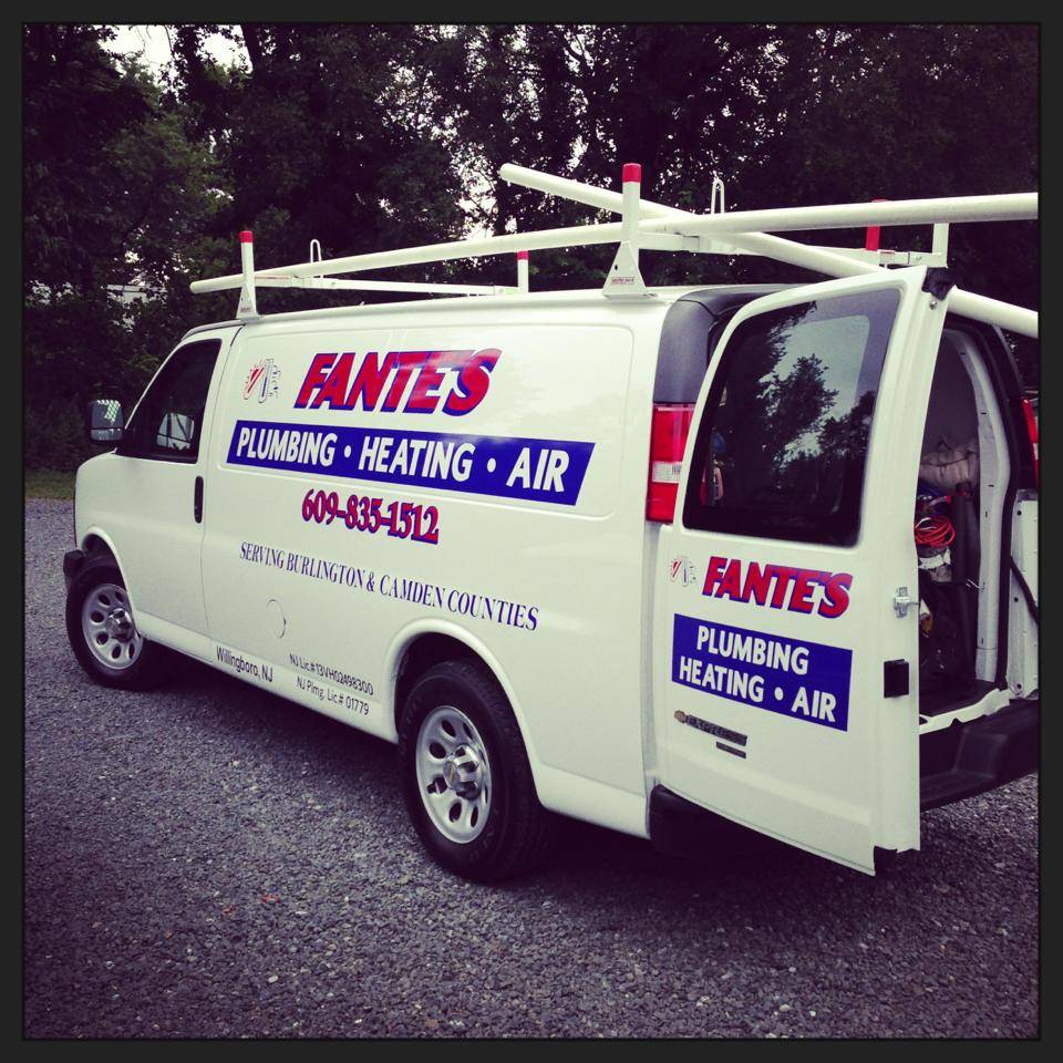 Fantes Plumbing Heating & Air Conditioning Inc | 35 Charleston Rd, Willingboro, NJ 08046 | Phone: (609) 835-1512