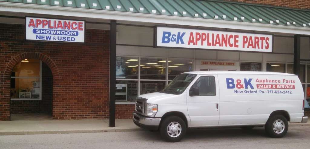 B & K Appliance Parts | 340 Lincoln Way E, New Oxford, PA 17350, USA | Phone: (717) 624-2412