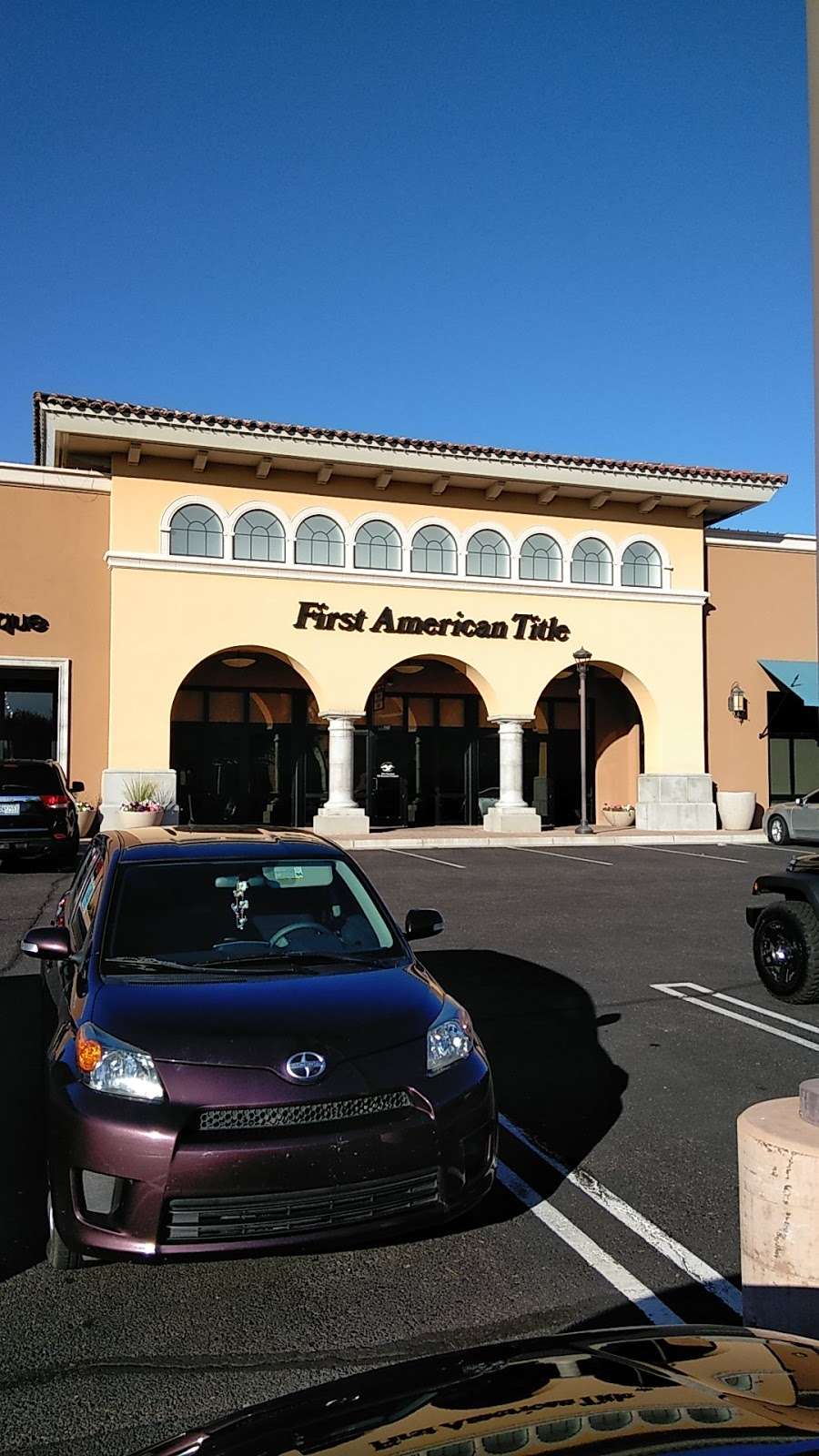 First American Title Insurance Company | 18291 N Pima Rd Suite 145, Scottsdale, AZ 85255, USA | Phone: (480) 563-9034