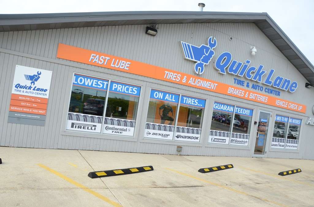 Quick Lane Tire and Auto Centers | 2690 E Church St, Sandwich, IL 60548 | Phone: (630) 925-7600