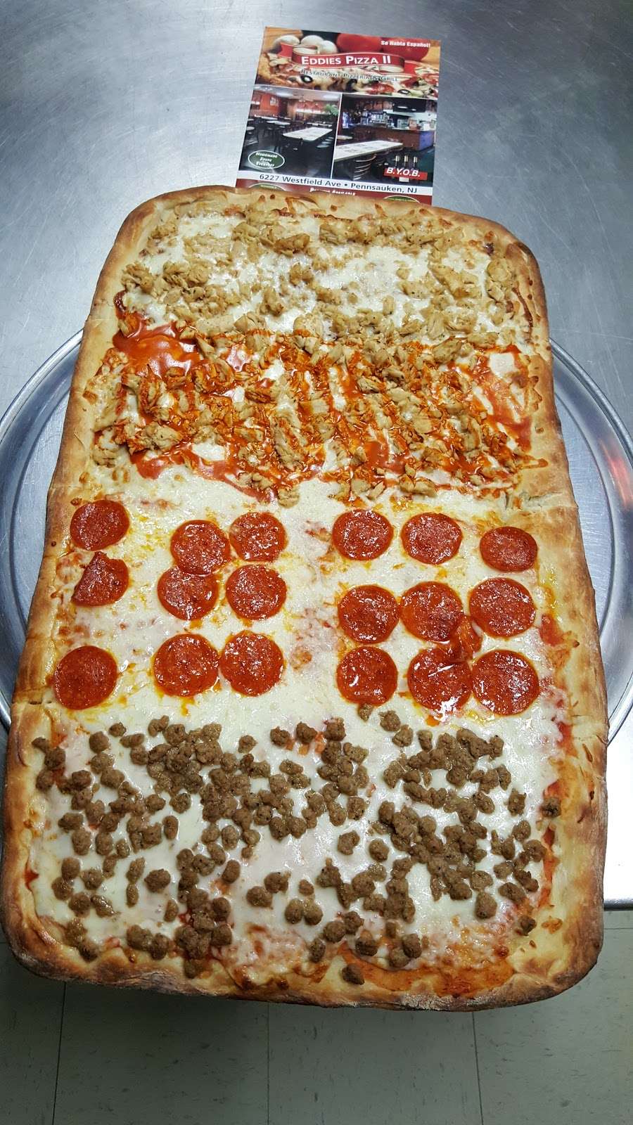 Eddies Pizza II | 6227 Westfield Ave, Pennsauken Township, NJ 08110, USA | Phone: (856) 486-3534