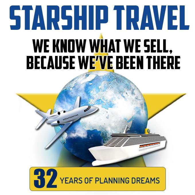 Starship Travel | 323 S Randall Rd, South Elgin, IL 60177, USA | Phone: (847) 394-1155 ext. 104