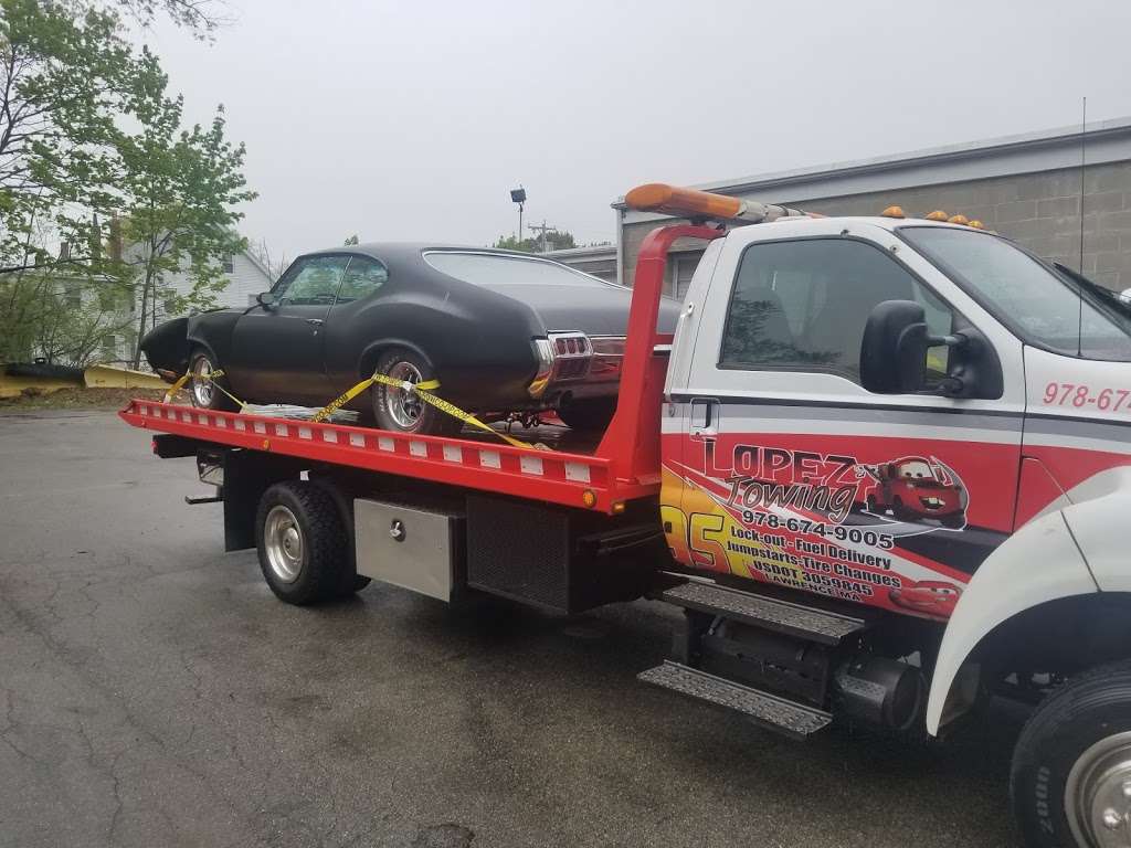 LOPEZ TOWING & ROADSIDE SERVICE | 212 Prospect St, Lawrence, MA 01841, USA | Phone: (978) 674-9005