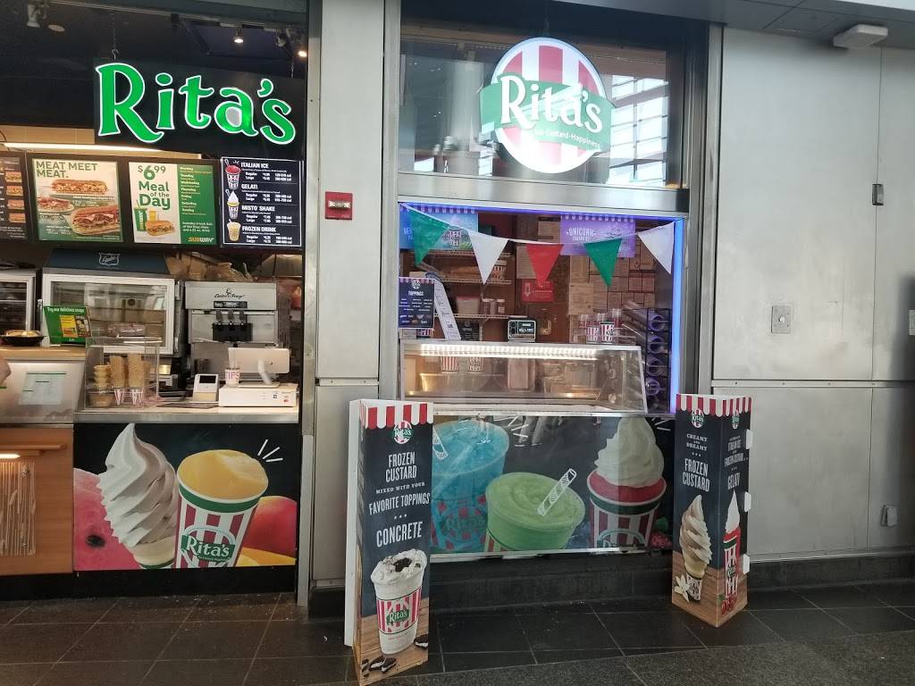Ritas Italian Ice & Frozen Custard | Photo 2 of 2 | Address: 4 South Street LL, Space 206, New York, NY 10004, USA | Phone: (212) 943-1800