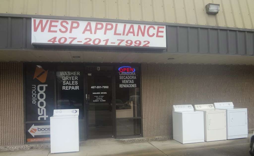 wesp appliance - appliances store | 2820 Michigan Ave b, Kissimmee, FL 34744, USA | Phone: (407) 201-7992