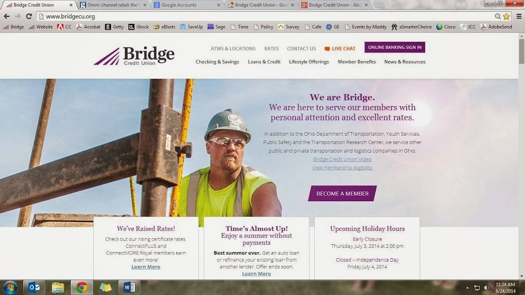 Bridge Credit Union | 1980 W Broad St, Columbus, OH 43223, USA | Phone: (800) 434-7300