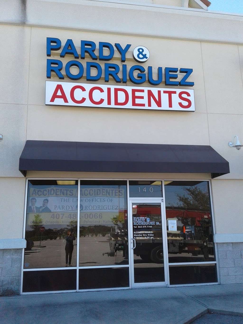 The Law Offices of Pardy & Rodriguez | 40230 US-27 Suite 140, Davenport, FL 33837, USA | Phone: (863) 419-7700