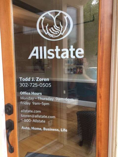 Todd Zoren: Allstate Insurance | 204B Delaware St, New Castle, DE 19720, USA | Phone: (302) 725-0505