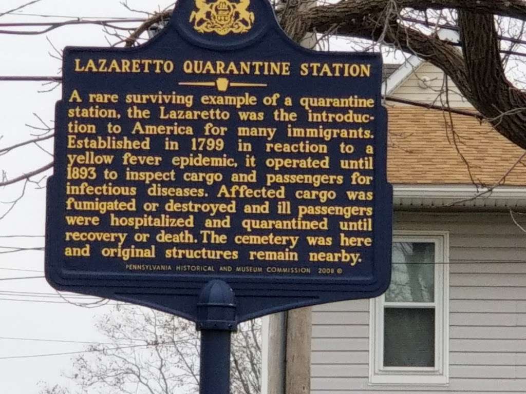 1799 Lazaretto Interpretive Museum | 99 Wanamaker Ave, Essington, PA 19029, USA