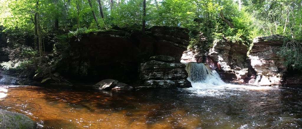 Adams Falls at Ricketts Glen | 288 PA-118, Benton, PA 17814, USA